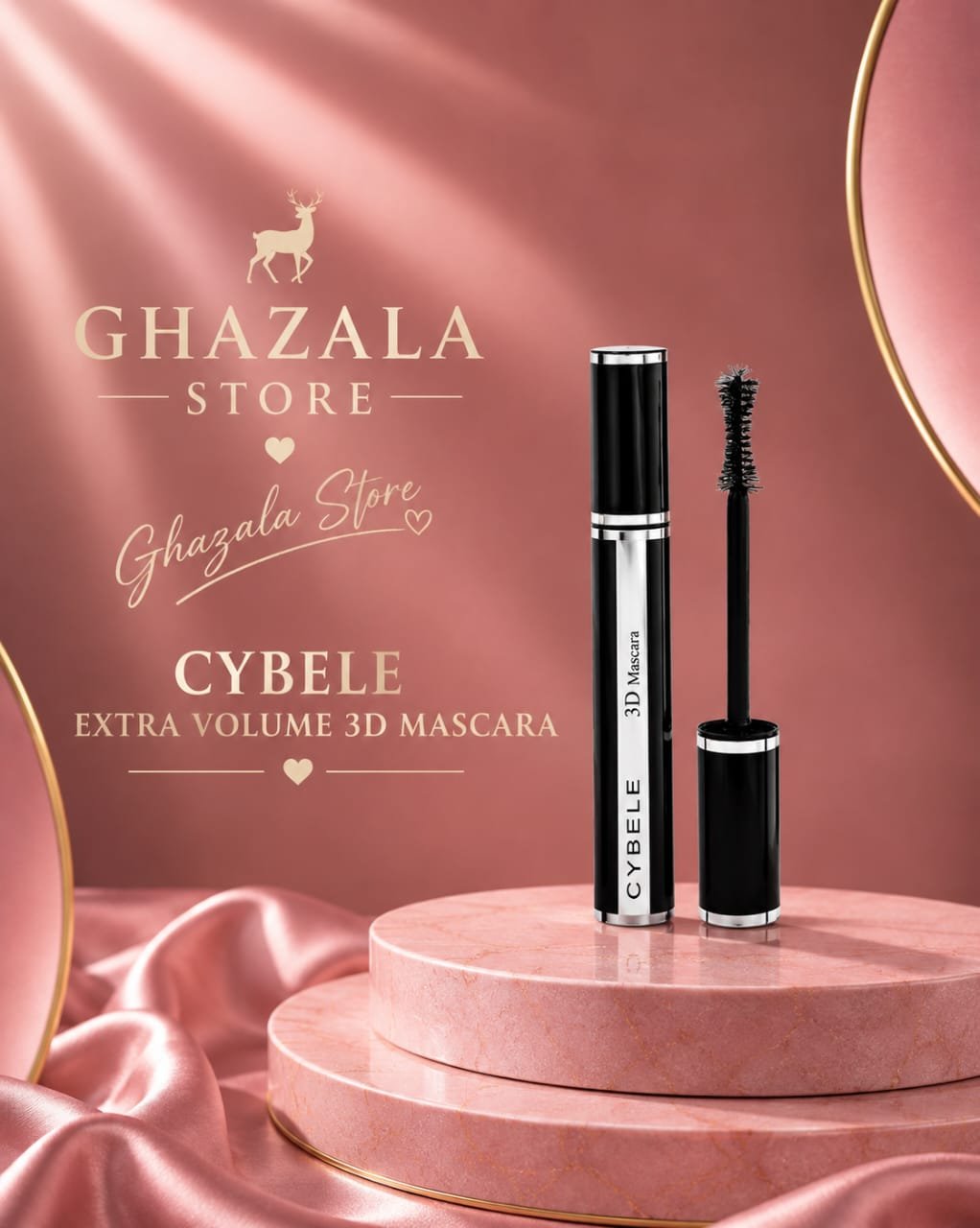 ماسكارا Cybele للتكثيف والتطويق المزدوج