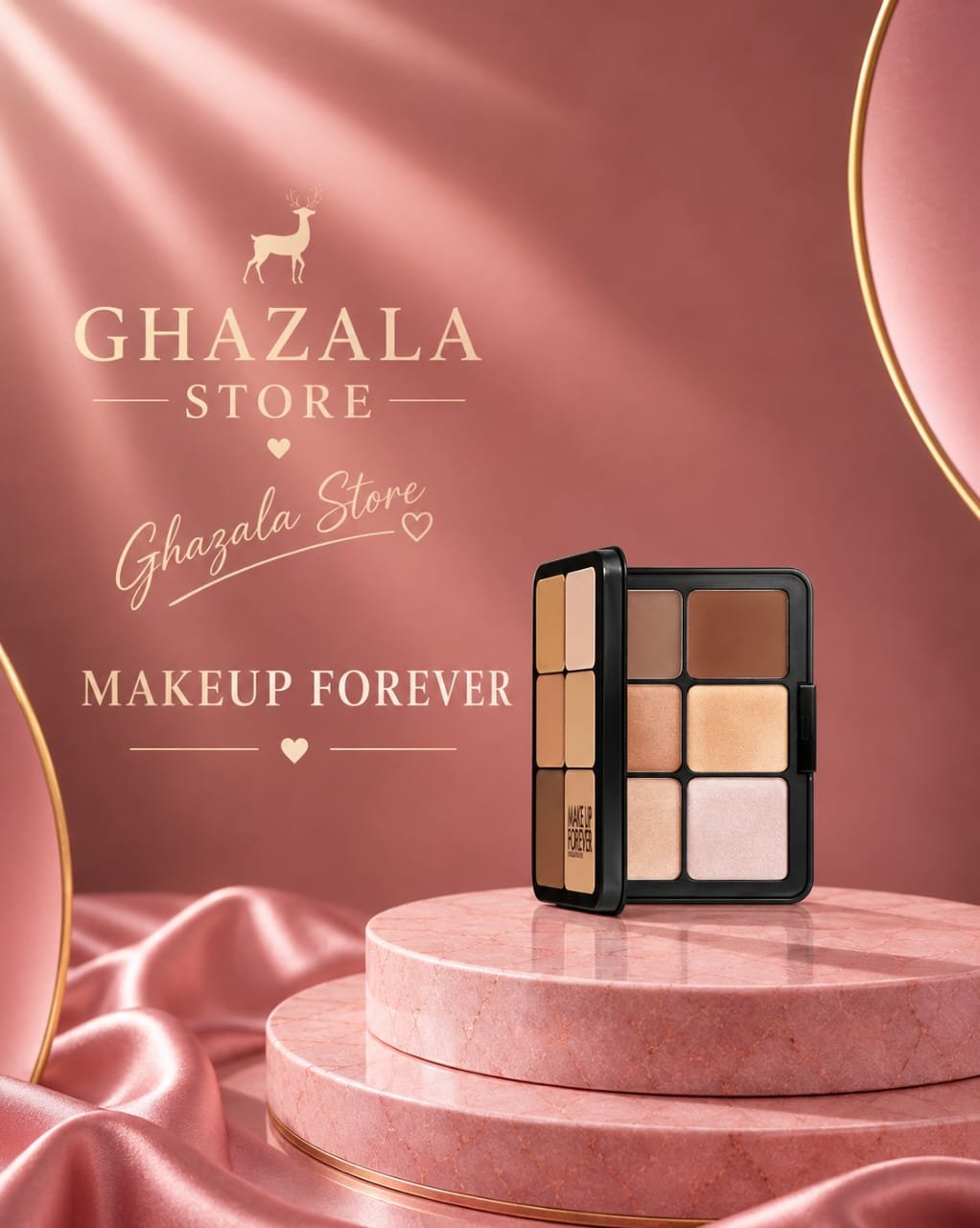 باليت كونتور وهايلايتر اتش دي سكين من ميك أب فور إيفر (Make Up For Ever HD Skin Palette)