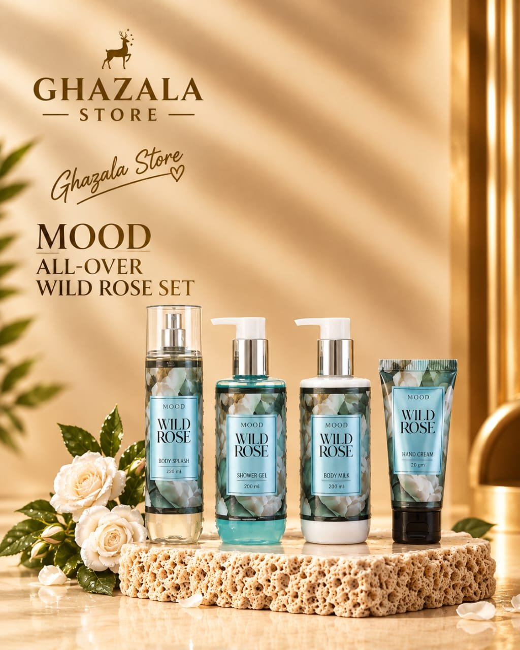 MOOD ALL-OVER WILD ROSE SET