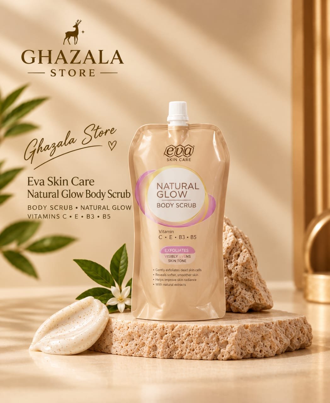 Eva Skin Care Natural Glow Body Scrub
